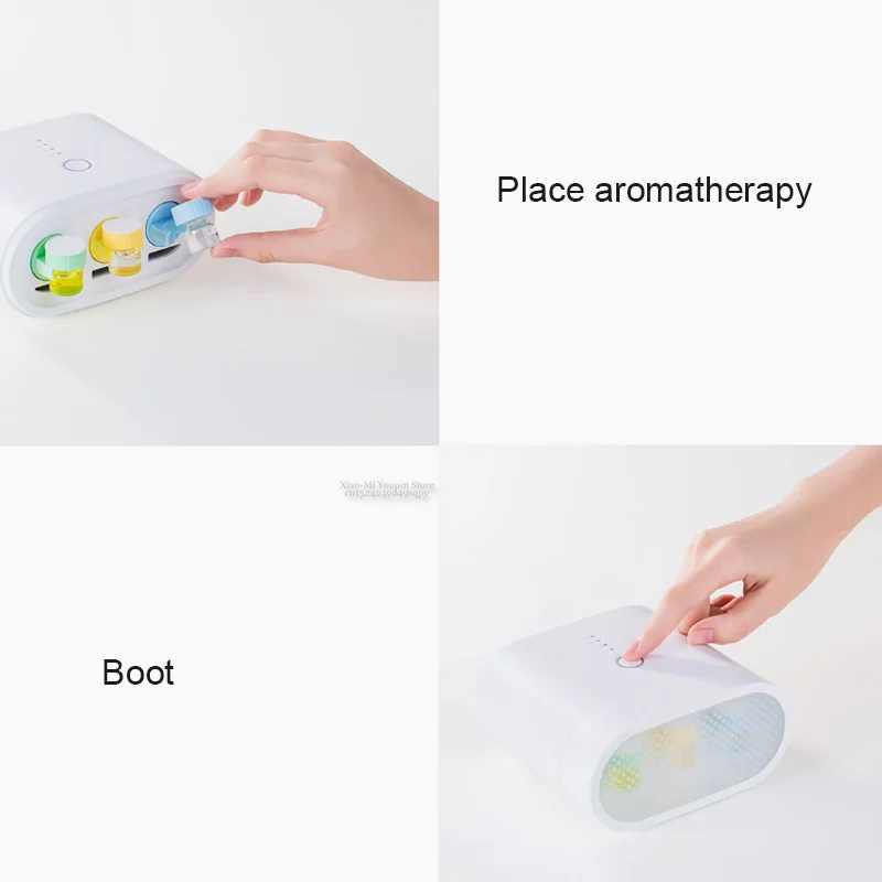 Умный Ароматерапевтический аппарат Xiaomi Mijia shamwood, безводный экстракт растений, эфирное масло, 4 режима, прерывистый аромат