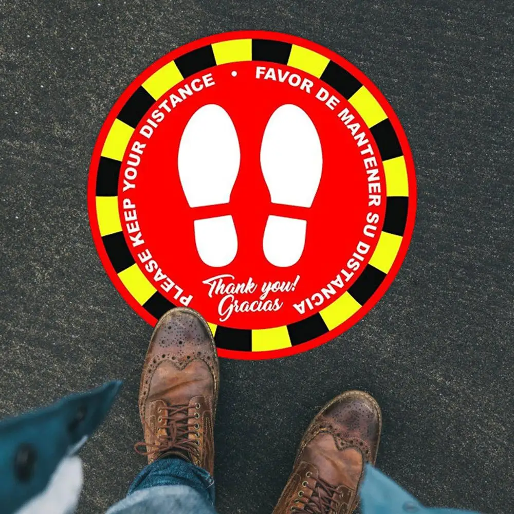 1/5/10 шт. наклейки на пол с защитой от расстояния | Дом и сад