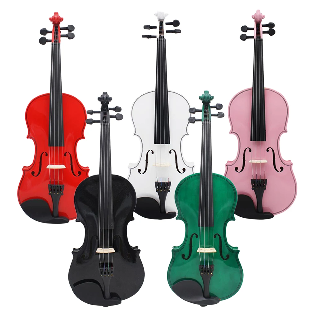 4/4 Полный Размер Скрипка с чехлом лук канифоль Набор для начинающих