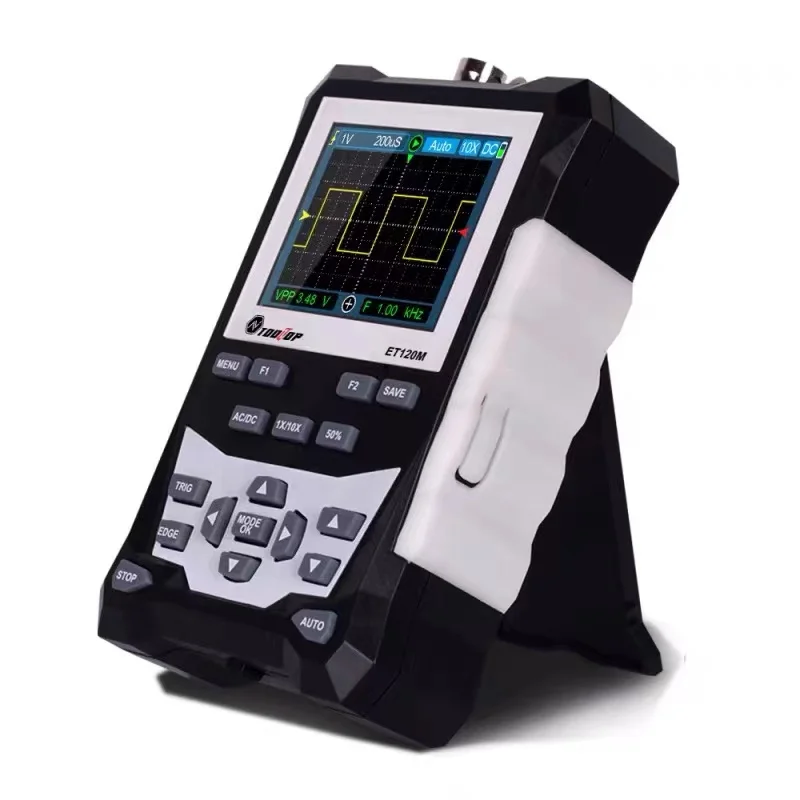 

DS0120M Digital Oscilloscope 120MHz Bandwidth 500MSa/s Sampling Rate Professional Tool with Backlight Waveform Storage