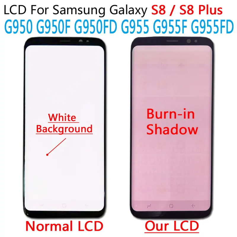 Оригинальный ЖК дисплей для Samsung Galaxy S8 plus G950 G950F G950FD G955F сменный сенсорный экран с
