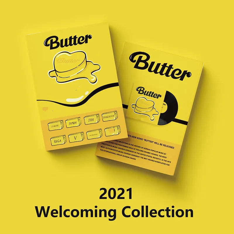 

K-POP Bangtan Boys South Korean Groups New Album Butter Become Map From Soul 7 Mini Book Photo Poster Photocard Suga Jimin Rm