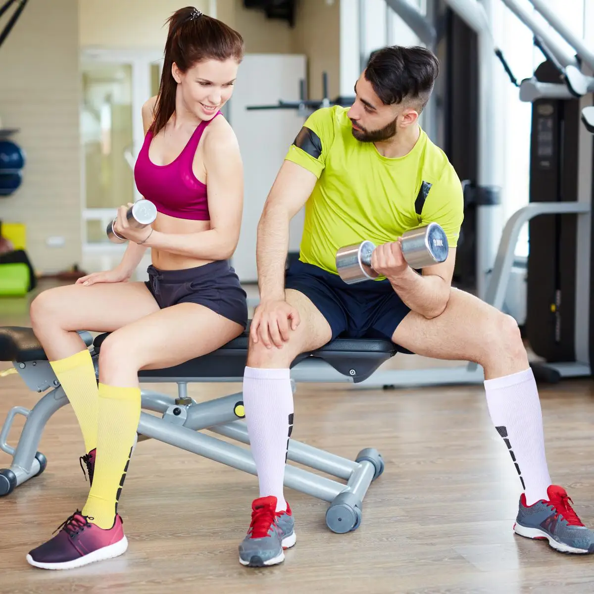 Fancyteck Компрессионные спортивные носки унисекс 3 пар/лот против усталости для бега