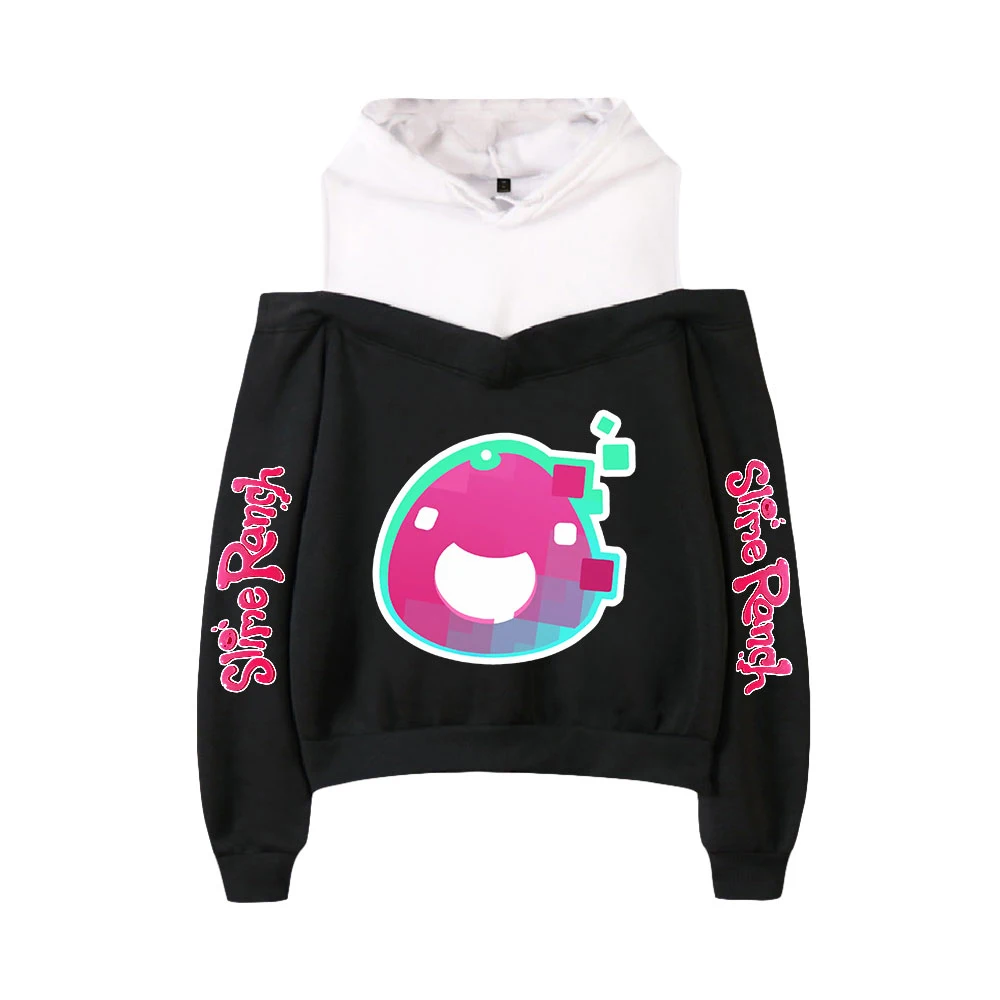 Осенние толстовки с капюшоном Slime Rancher повседневные универсальные милые топы в