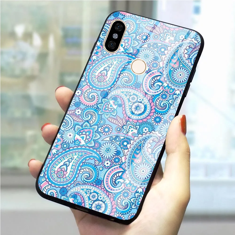 Стеклянный чехол с сапфировым нефритом для Xiaomi F1 Mi A1 A2 8 Lite 9 Note 5 6 7 Pro Redmi 4X