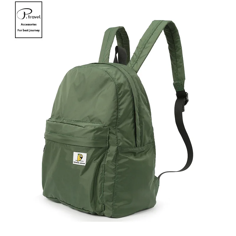 

The new student schoolbag waterproof backpack men business travel to reduce the burden of storage computer bag folding