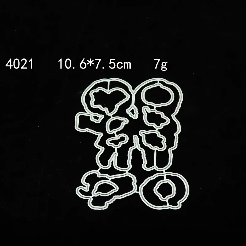 

JC Metal Cutting Dies and Clear Stamps Girls Pumpkin Dog Scrapbooking Craft Stencil DIY Card Make Album Sheet Mold Mould Decor