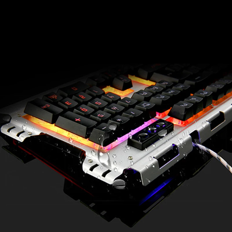 Новинка игровая клавиатура Chocolates мышь 3200 точек/дюйм проводная водонепроницаемая