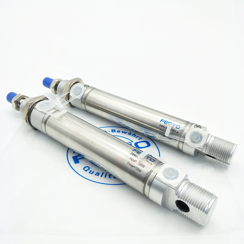 Воздушный цилиндр FESTO DSNU круглая цилиндрическая серия модель DSNU-40-125-P-A / -PPS-A/-PPV-A