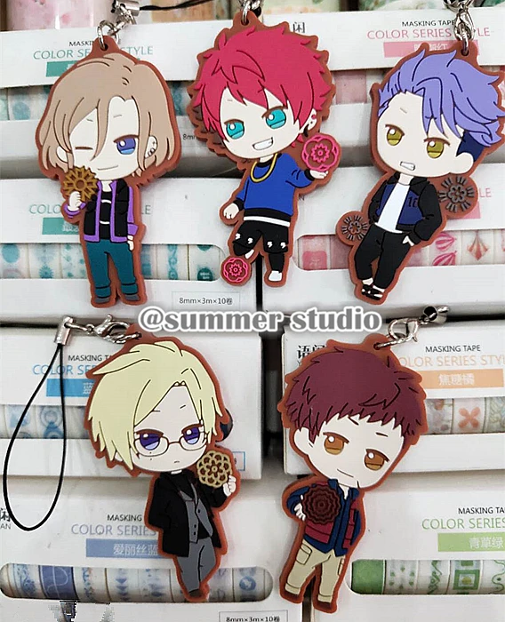 Резиновый брелок для ключей А3 ACT ADDICT актеры весна лето осень зима|keychain rubber|keychain