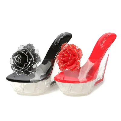 Универсальные туфли на платформе со склоном водонепроницаемая платформа