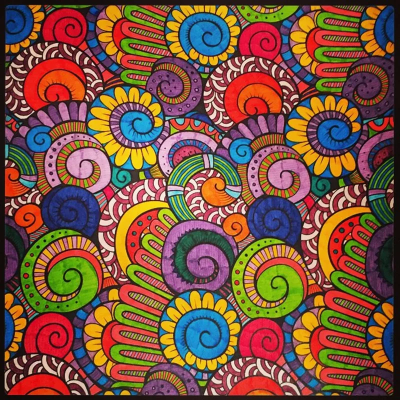 76 пгэс время медитации раскраски для взрослых в стиле граффити книга детей снять