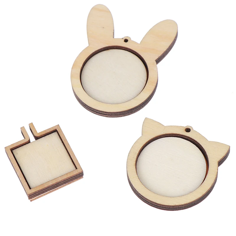 1 комплект Горячая Распродажа Мини Деревянный кольцо с перекрестным плетением