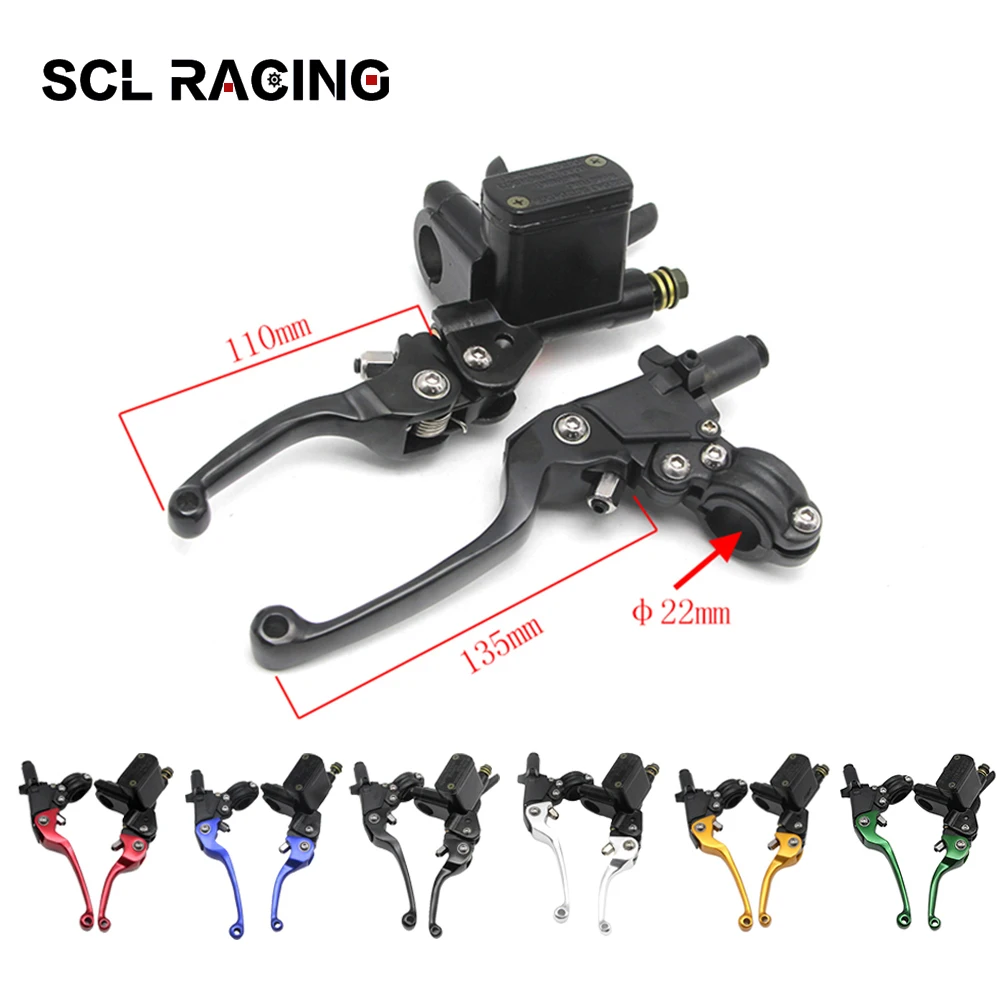 1 пара 22 мм Универсальные Регулируемые рычаги тормозной муфты ASV для мотоцикла