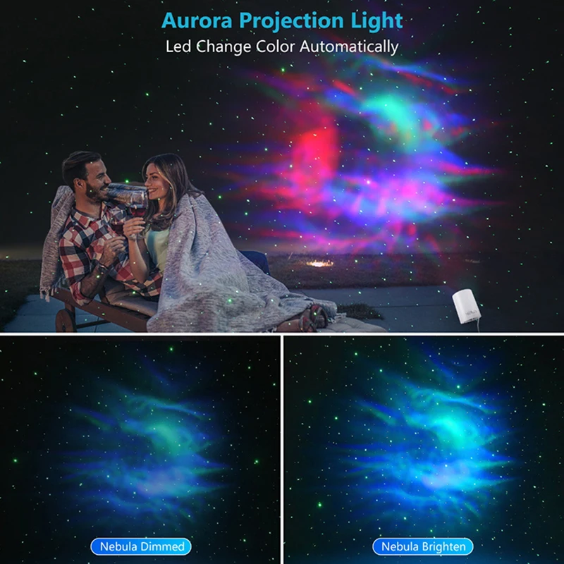 Светодиодная лампа-проектор со звездным лучом светодиодный ночник с