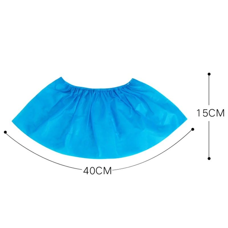 100 шт./упак. одноразовые бахилы Пластик утепленная Уличная обувь Удобная Обувь На