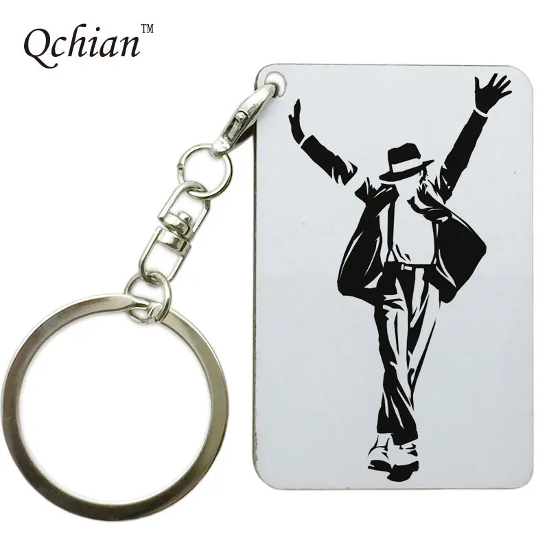 Оптовая продажа высокое качество модный брелок с суперзвездой Майклом Джексоном
