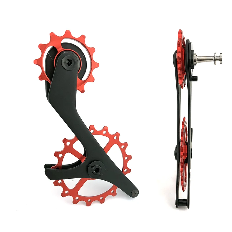 Дорожный велосипед задний переключатель Большой шкив колесная система клетка OSPW