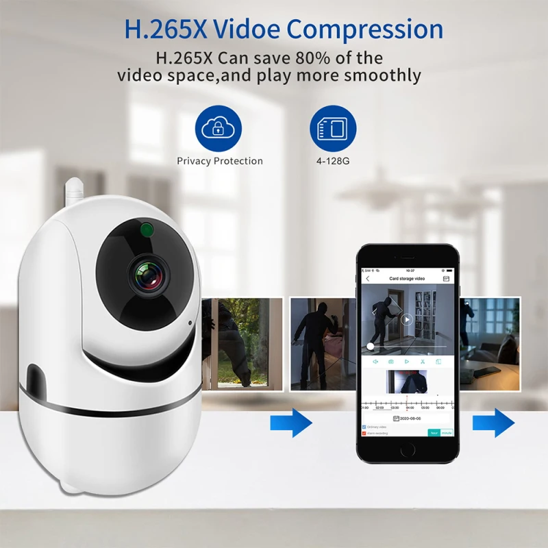 Wi Fi радионяня с камерой 1080P HD видео детская Спящая няня камера двухстороннее
