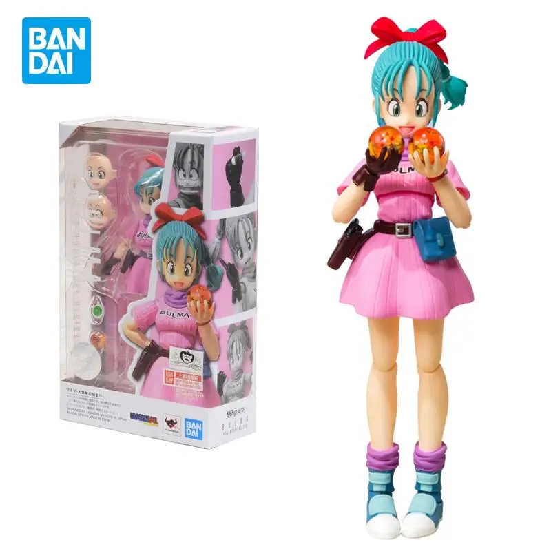 

Аниме Оригинал Bandai SHF Драконий жемчуг бульма 15 см ПВХ Модель Фигурки милое украшение коллекционные игрушки