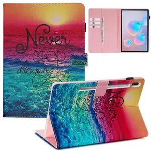 Shockproof Tablet Case Compatible For Galaxy Tab S6 Tablet Kickstand Wallet Case Shockproof Tablet Case Compatible For Galaxy Tab S6 Tablet Kickstand Wallet Case