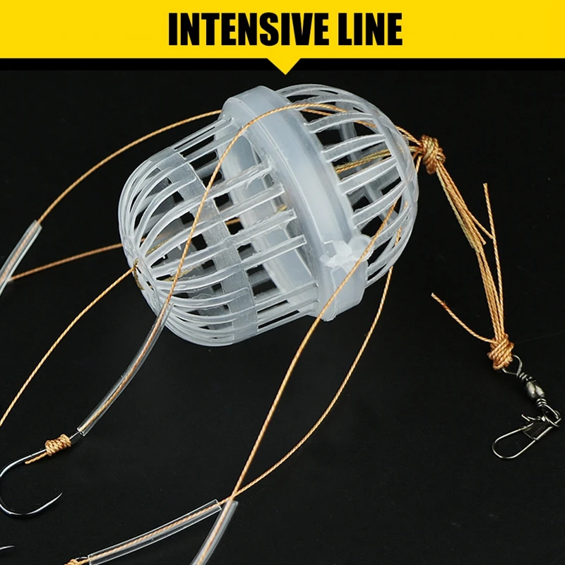 Quality Explosion hook Fishing Tackle Sea Box Hook Monsters Strong Carbon Steel Plastics Carp Spherical Hooks Tool 10# | Спорт и