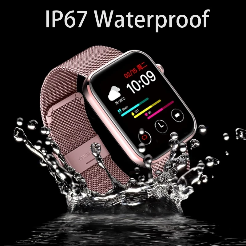 lige 2021 smart watch 1 69 inch men full touch fitness tracker ip67 waterproof smartwatch for xiaomi redmi android apple huawei free global shipping