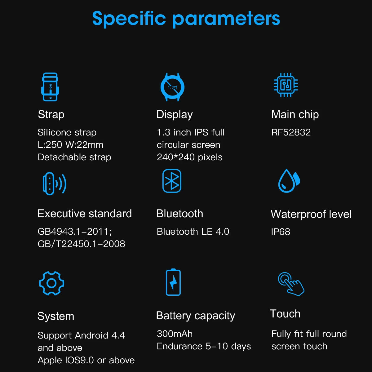 UTELITE L9 мужские умные часы IP68 Водонепроницаемые ЭКГ монитор сердечного ритма кровяного давления полный сенсорный экран часы для Xiaomi huawei телефон