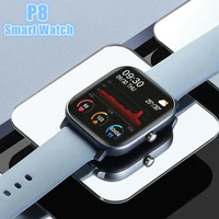 smart sports watch p8 waterproof ip67 with heart rate and blood pressure monitoring for ios and android phones
