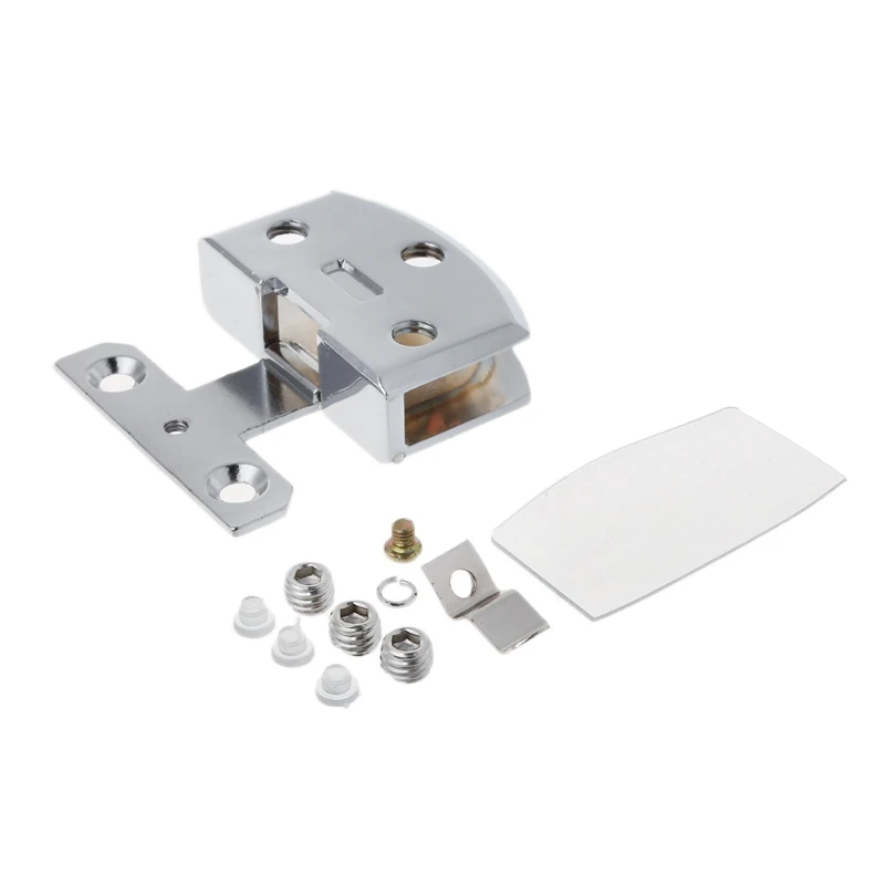 Хромированный стеклянный дверной шарнир зажим для шкафа кабинета ворот