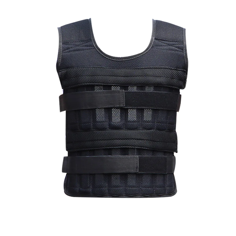 

20kg Weighted Vest Adjustable Loading Weight Jacket Exercise Weightloading Vest Boxing Training Waistcoat J55