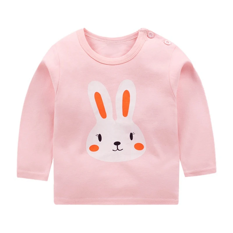 Autumn Winter Kids Sweatshirt Tops New Pullover Tee Long Sleeve T-shirt Baby Boys Girls Clothes