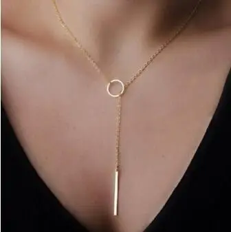YQYN042 PICKYZ, опт, женское ожерелье из сплава, s& Кулоны, колье, ожерелье,, золотой цвет, Кристальный кулон, ожерелье для женщин, подарок - Окраска металла: YQYN042