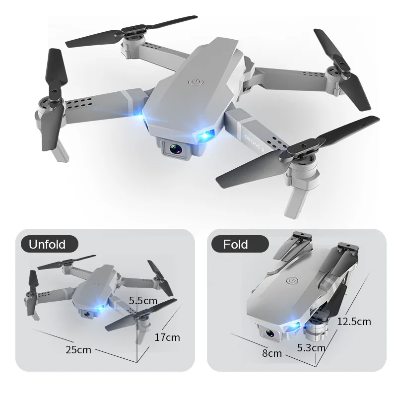 2020 E68Pro мини-Дрон 4K 1080P широкоугольная камера Дрон Wi-Fi FPV режим удержания высоты