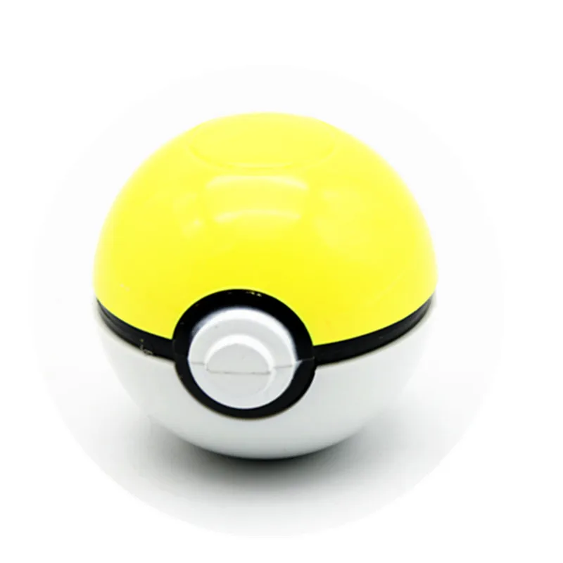 Цвет: желтый Измельчитель травы Pokeball Пикачу Покемон измельчитель табака с курительный кальян травяная подарочная коробка - Цвет: Цвет: желтый