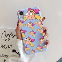 yndfcnb hey arnold helga cute funny cartoon phone case for iphone 11 12 13 mini pro xs max 8 7 6 6s plus x 5s se 2020 xr cover