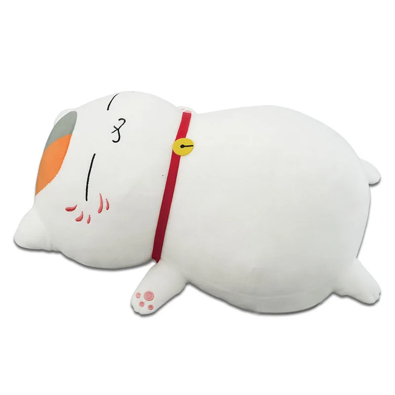 

Cute Anime Natsume's Book of Friends Natsume Yuujinchou Nyanko Sensei Cat Lying Big Plush Stuffed Pillow Toy Doll Kids Gift 46cm