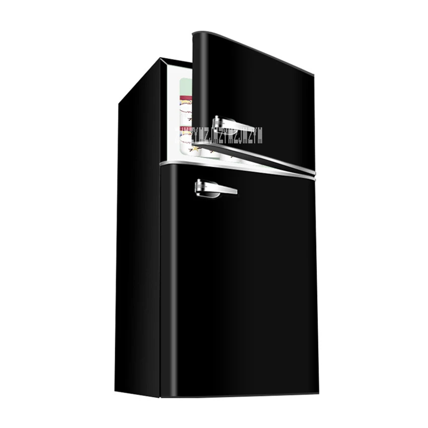 BCD 108 220V 108L двойная дверь небольшой холодильник Офис традиционные Холодильный