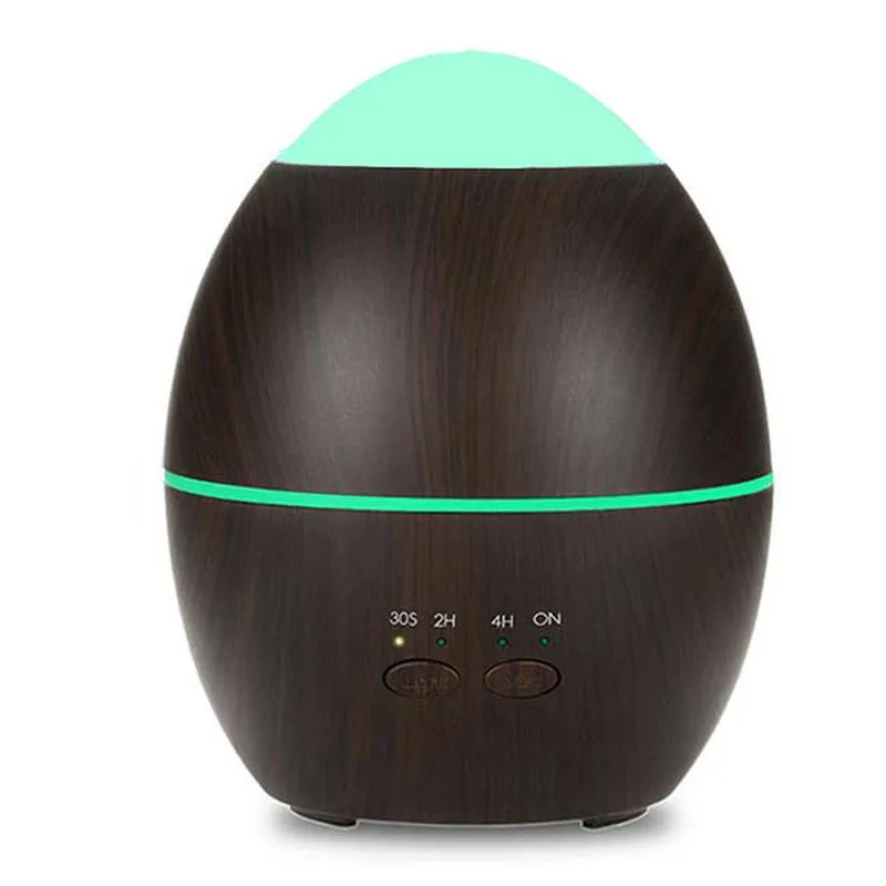 Светодиодный увлажнитель воздуха с натуральным лицевым покрытием арома