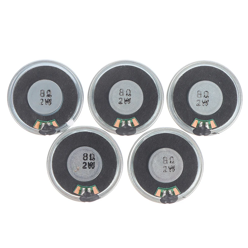 

Новинка 5 шт./лот ультратонкий динамик с магнитным корпусом 8 Ом 2 Вт 8R Диаметр динамика 40 мм