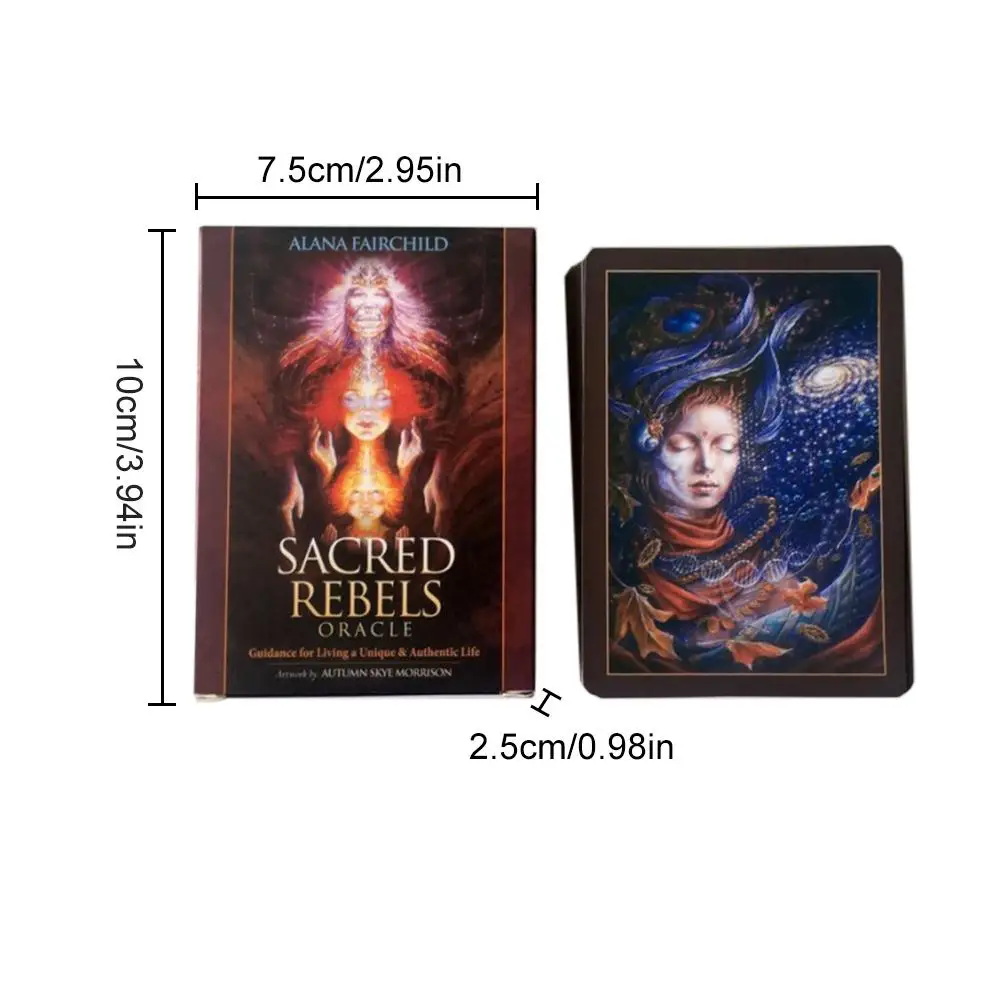

NEW EDITION FEATURES Sacred Oracles Guidance For Living A Unique And Authentic Life 45 Cards Board Game Divination GIFT