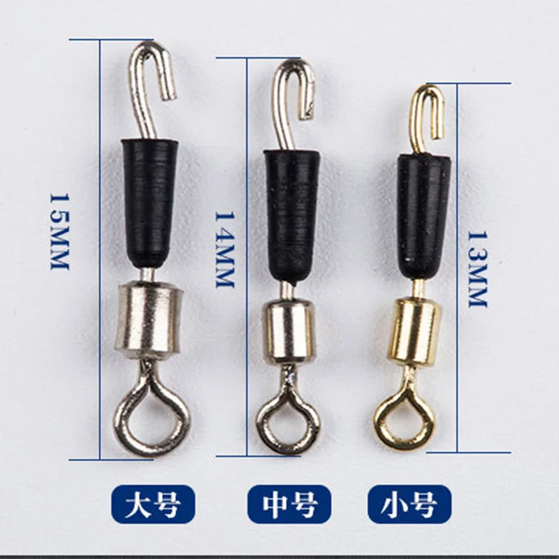 50 шт./лот шарикоподшипник поворотные Прочные Кольца рыболовный соединитель для