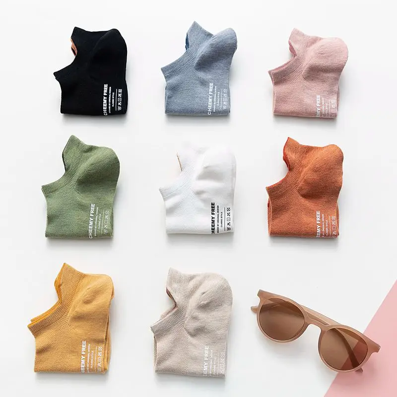 2020hot продаж среди женской короткие удобные хлопковые носки каблук износостойкий