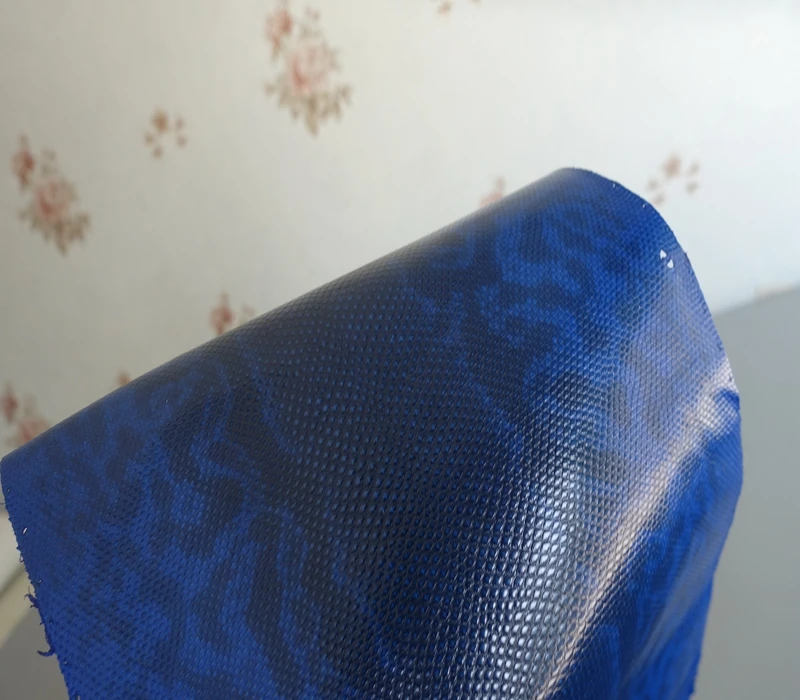 Большой размер синий цвет натуральная змеиная кожа цельный материал для