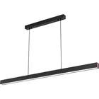 Скандинавская длинная подвессветильник лампа, черная светодиодная Подвесная лампа для столовой, гостиной, украшение