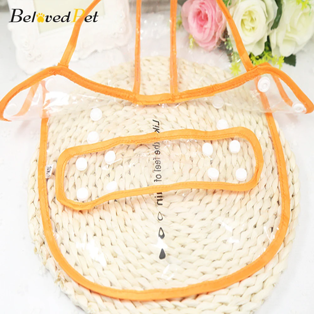 Прозрачная Водонепроницаемая осветительная куртка для собак и кошек аксессуары