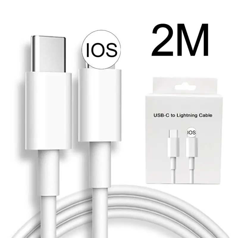 

20W PD Fast Charging USB Type c Type-C to For Lightning Cable for iPhone 12 11 Pro Max X XS XR 8plus 1/2M Charge Data line W/Box
