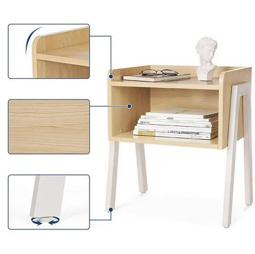

Nightstands Bedside Cabinet Coffee Table Nordic Minimalist Bedside Table Modern Simple Retro High-quality Solid Wood Cabinet HWC