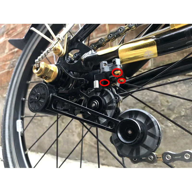 3 шт складной велосипедной передачи весло титановый винт для brompton велосипед переменной скорости обновления детали из титана