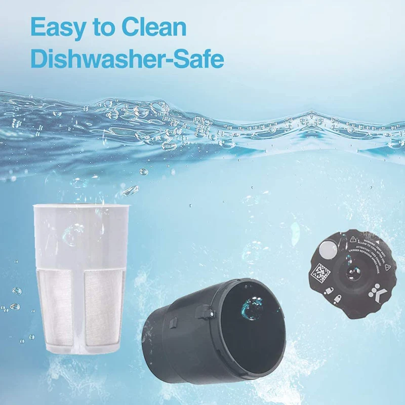 

Reusable Coffee Filter Compatible with Keurig My K-Cup 1.0&2.0 All Keurig Home Coffee Makers (Black, 2Pcs/Pack)